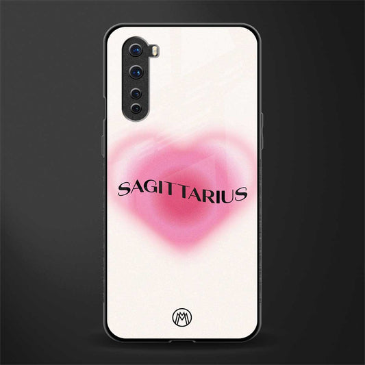 sagittarius minimalistic glass case for oneplus nord ac2001 image