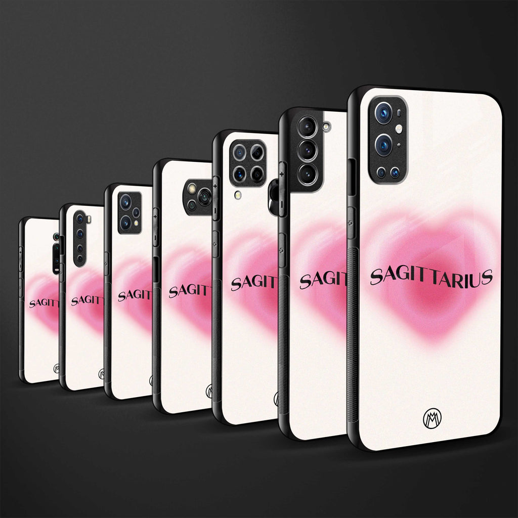 sagittarius minimalistic back phone cover | glass case for redmi note 11 pro plus 4g/5g