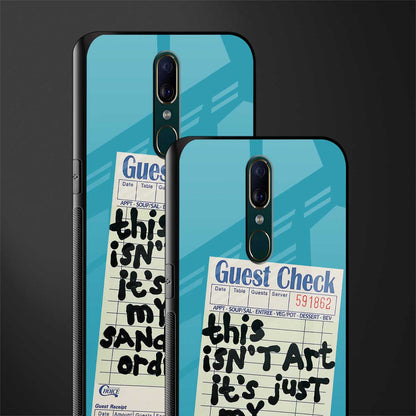 sandwich order glass case for oppo f11 image-2