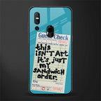 sandwich order glass case for vivo v15 image