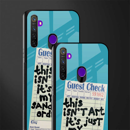 sandwich order glass case for realme 5s image-2
