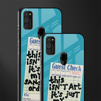 sandwich order glass case for samsung galaxy m30s image-2