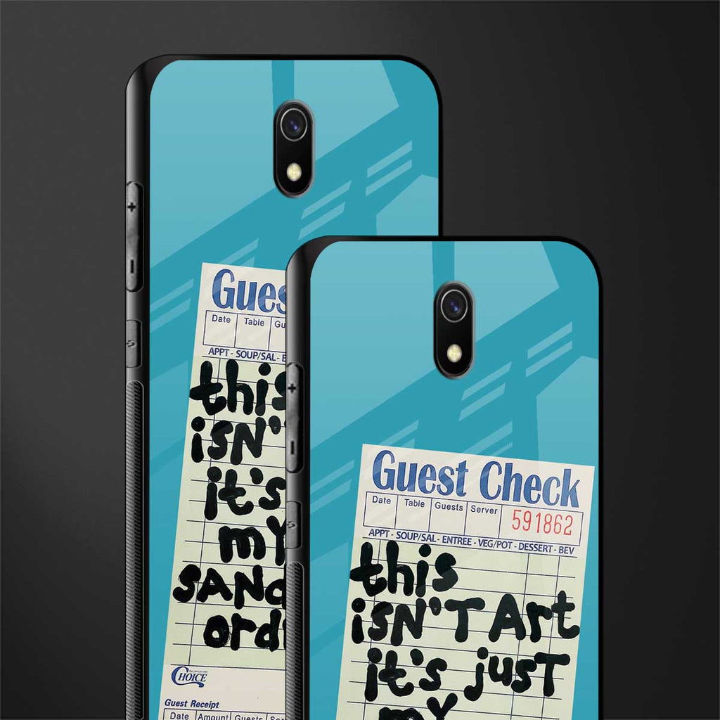 sandwich order glass case for redmi 8a image-2