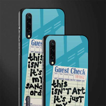 sandwich order glass case for mi a3 redmi a3 image-2