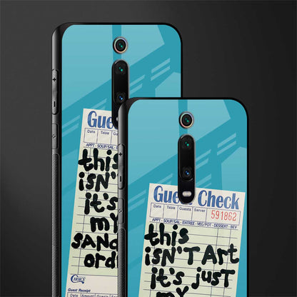 sandwich order glass case for redmi k20 image-2