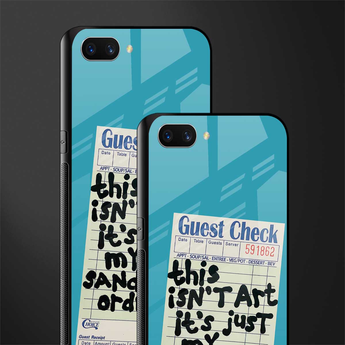 sandwich order glass case for realme c1 image-2
