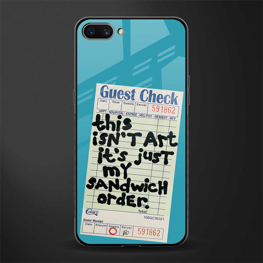 sandwich order glass case for realme c1 image