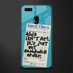 sandwich order glass case for oppo a12 image