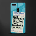 sandwich order glass case for oppo a7 image