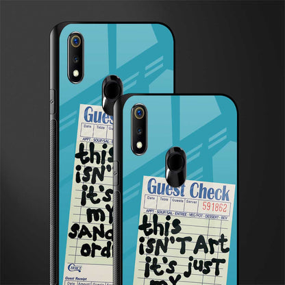 sandwich order glass case for realme 3 pro image-2