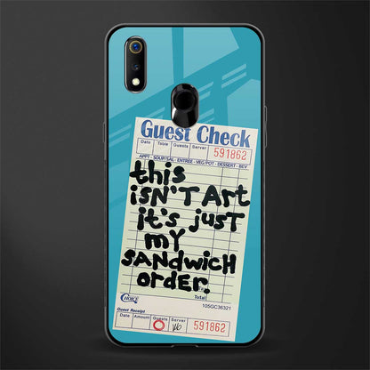 sandwich order glass case for realme 3 pro image