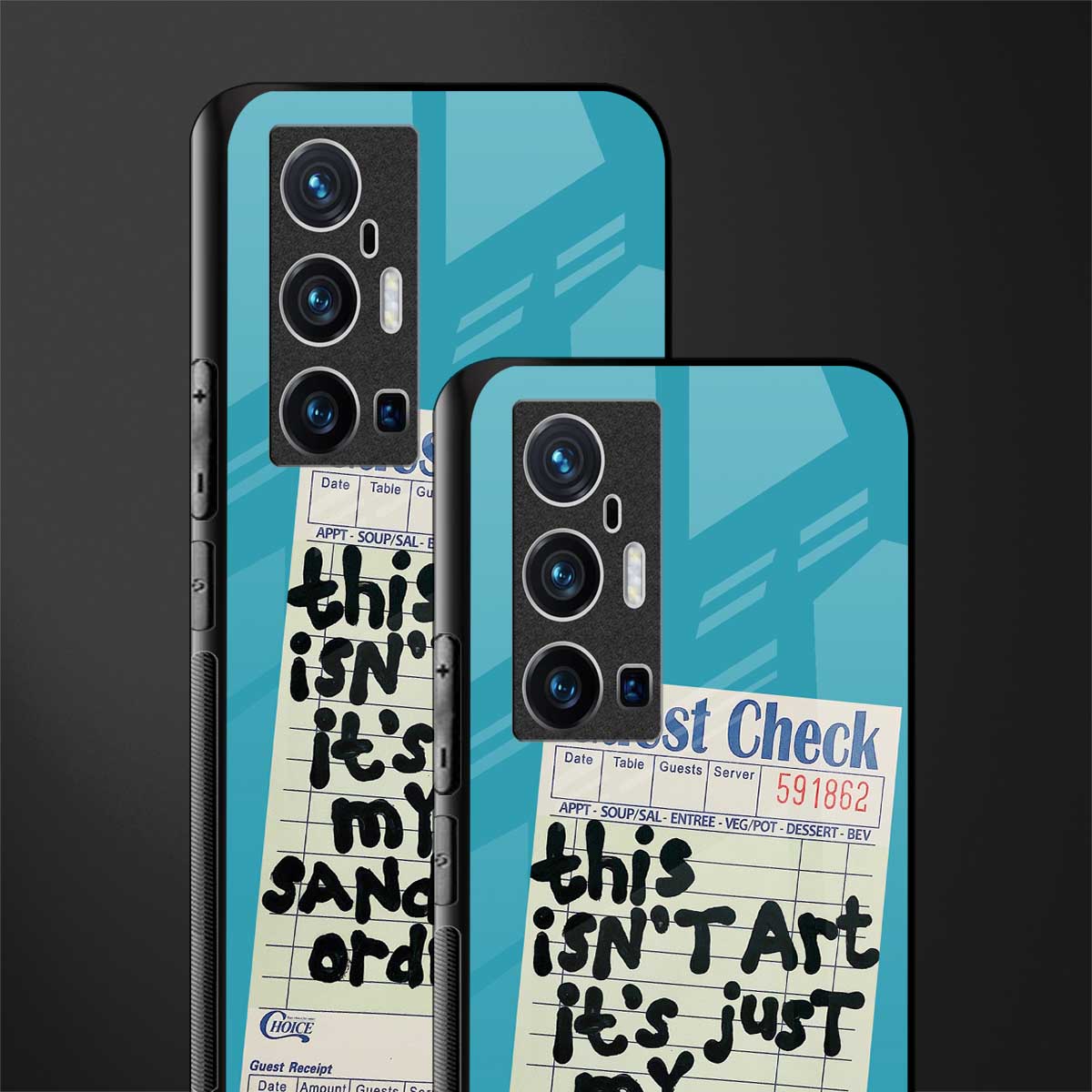 sandwich order glass case for vivo x70 pro plus image-2