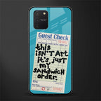 sandwich order glass case for samsung galaxy s10 lite image
