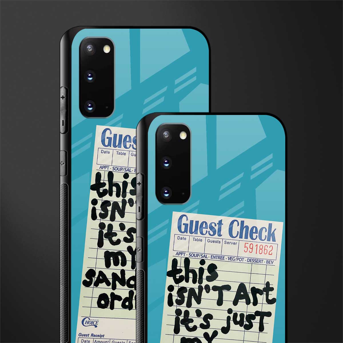 sandwich order glass case for samsung galaxy s20 image-2