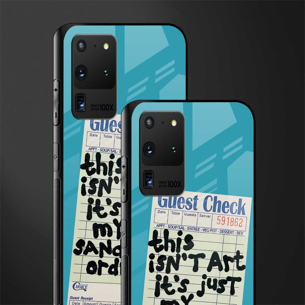 sandwich order glass case for samsung galaxy s20 ultra image-2