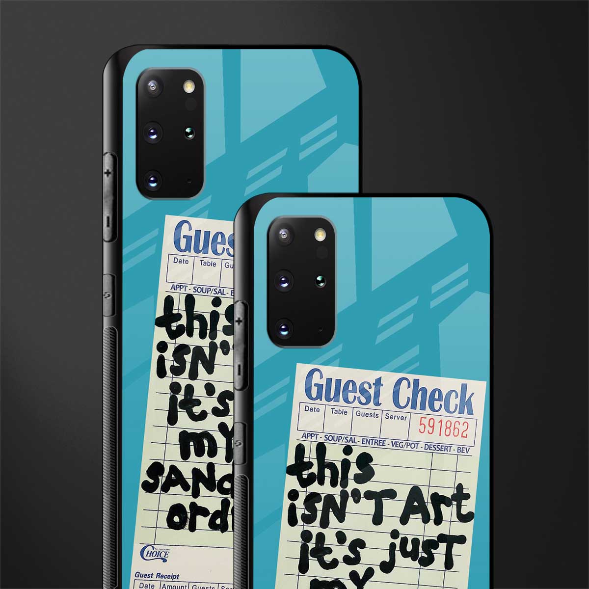 sandwich order glass case for samsung galaxy s20 plus image-2