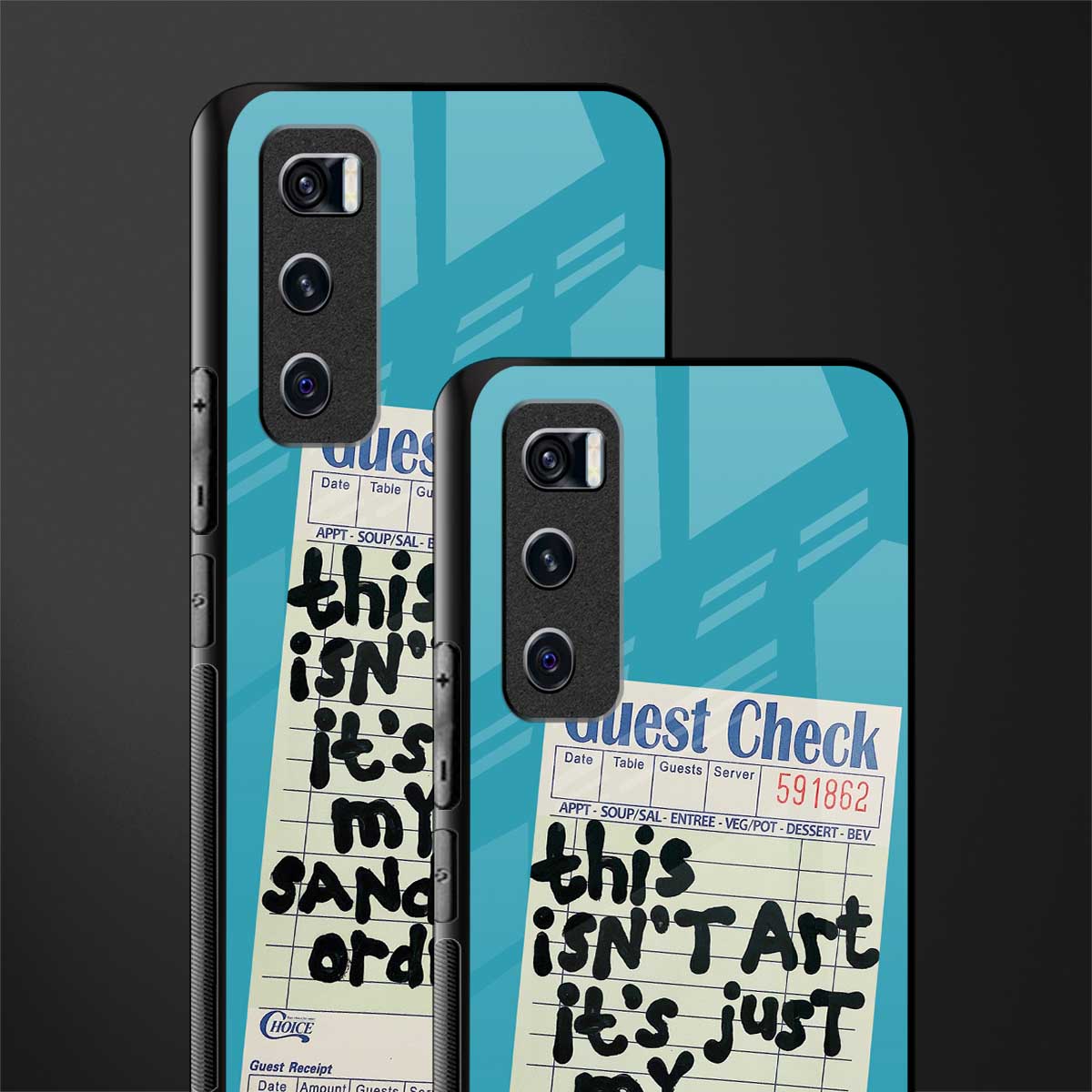 sandwich order glass case for vivo v20 se image-2
