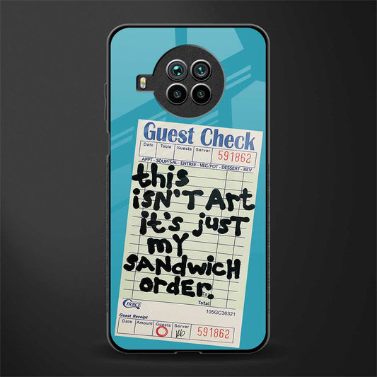 sandwich order glass case for mi 10i image