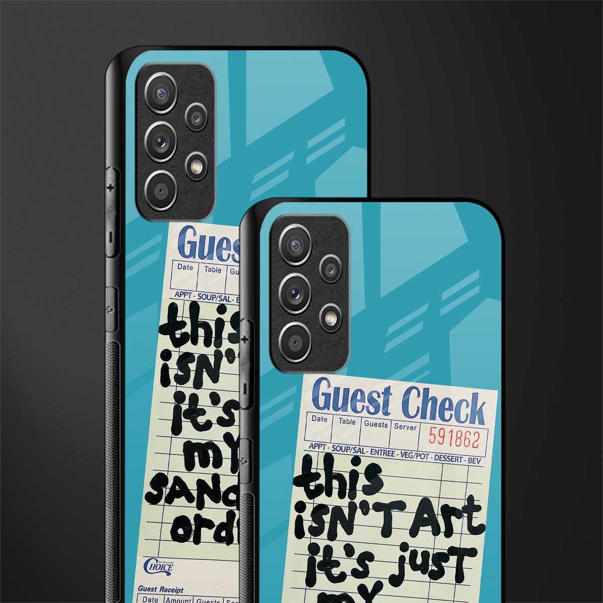sandwich order glass case for samsung galaxy a72 image-2