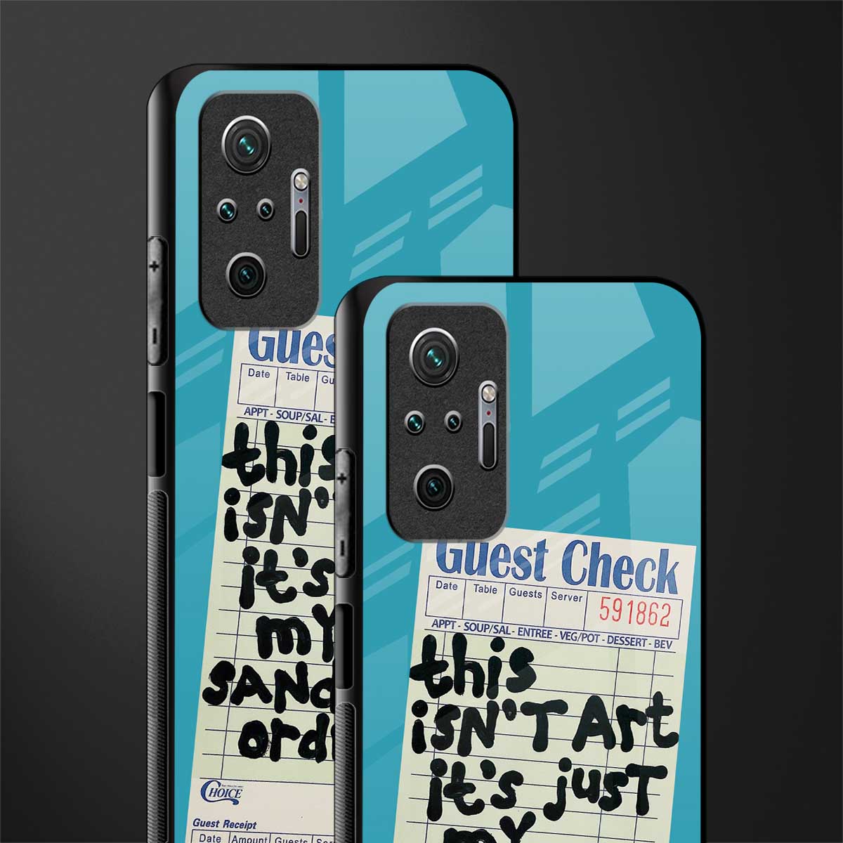 sandwich order glass case for redmi note 10 pro image-2