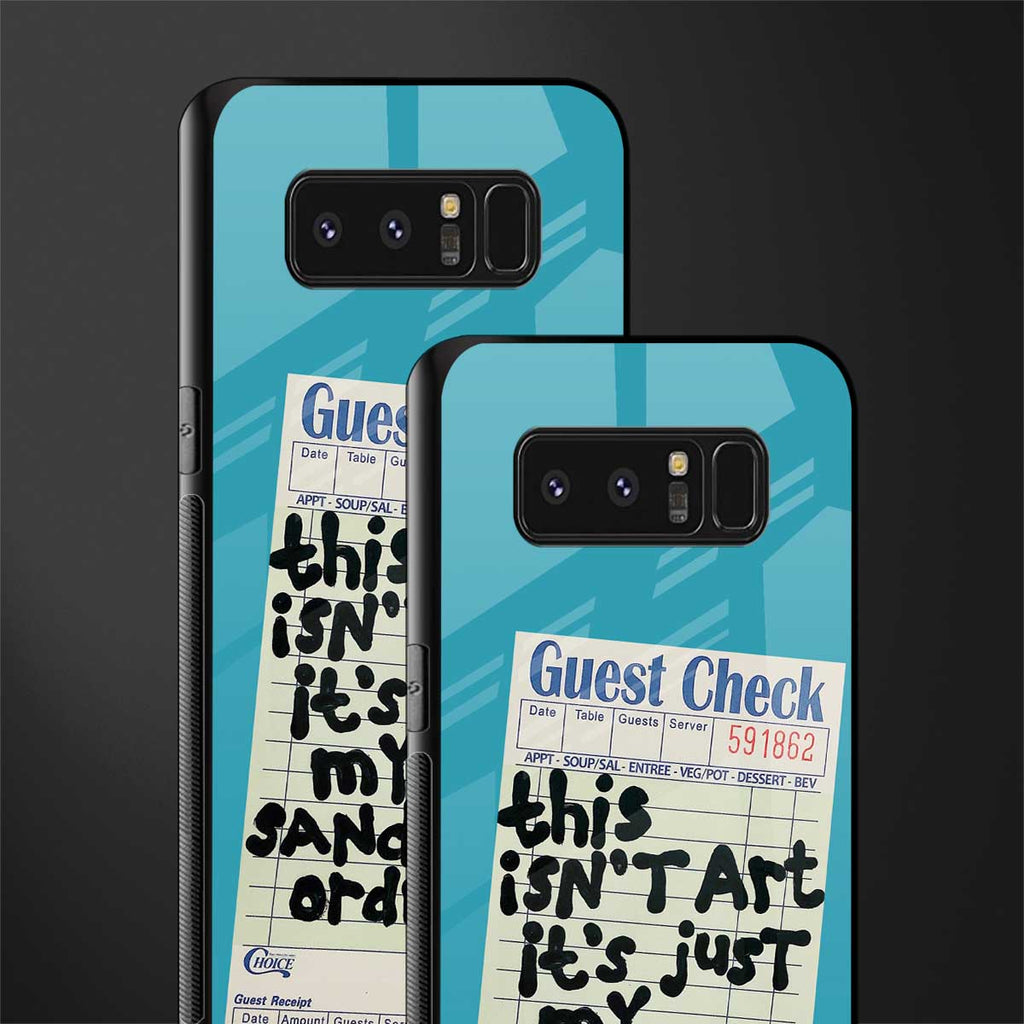 sandwich order glass case for samsung galaxy note 8 image-2