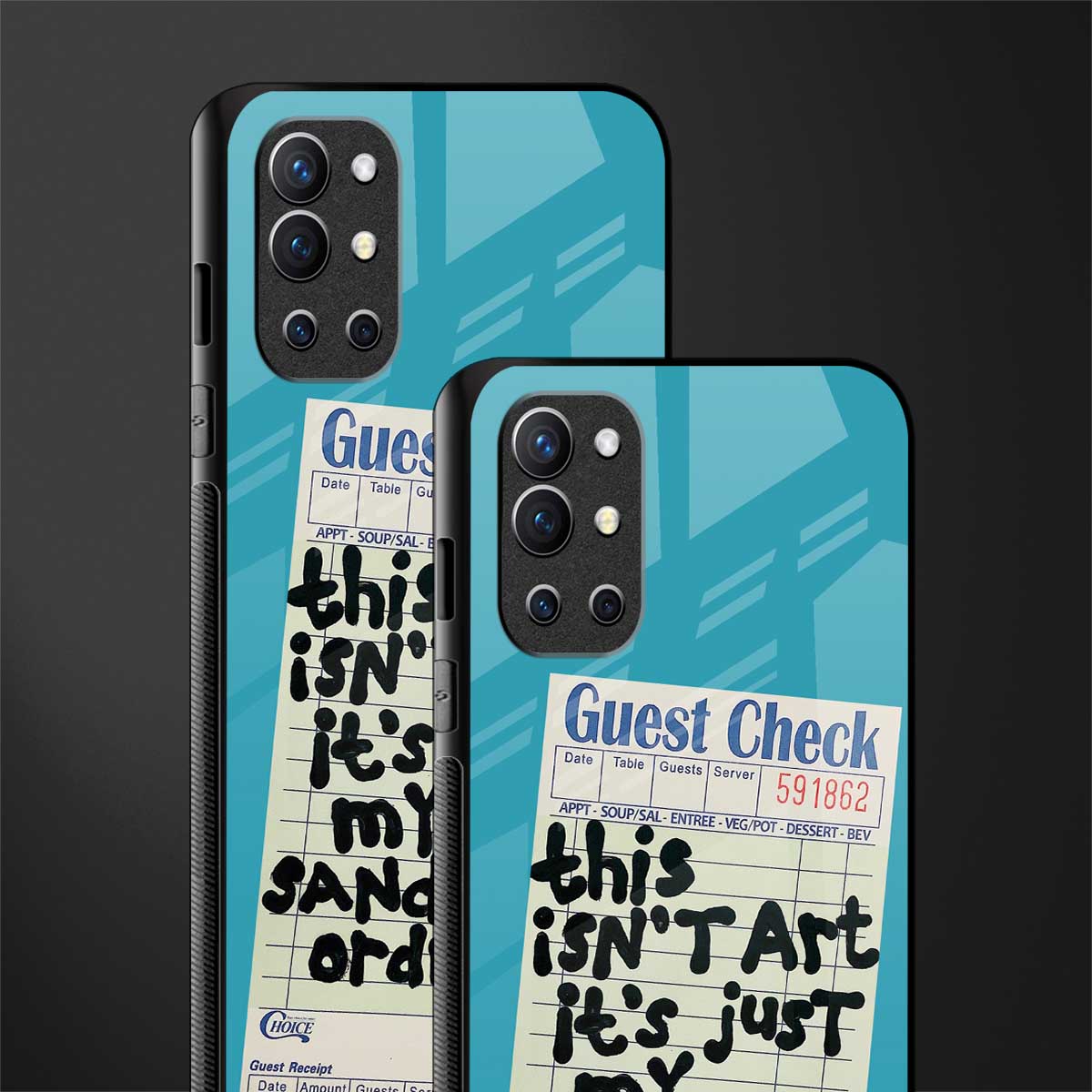 sandwich order glass case for oneplus 9r image-2