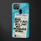 sandwich order glass case for realme c21 image