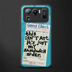 sandwich order glass case for mi 11 ultra 5g image