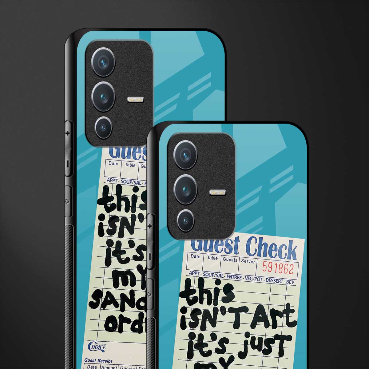 sandwich order glass case for vivo v23 5g image-2