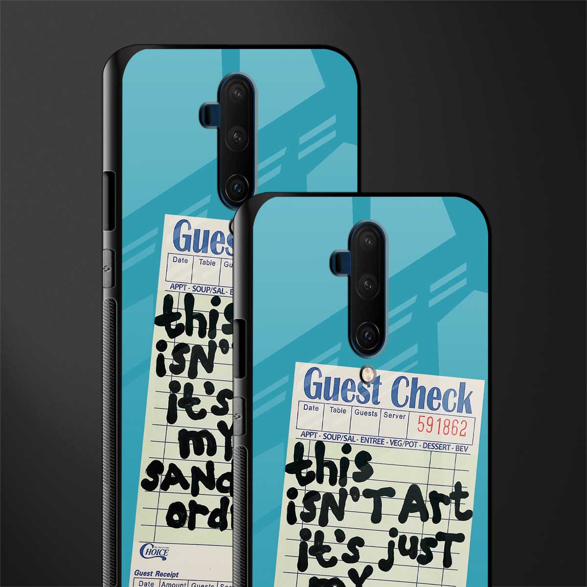 sandwich order glass case for oneplus 7t pro image-2