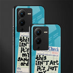 sandwich order back phone cover | glass case for vivo v25 pro 5g