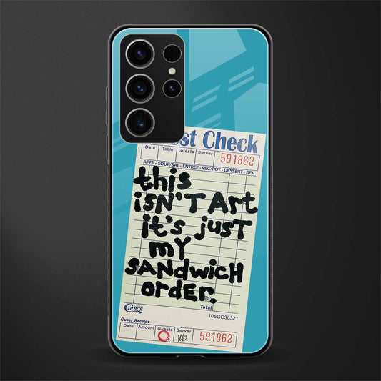 sandwich order glass case for phone case | glass case for samsung galaxy s23 ultra