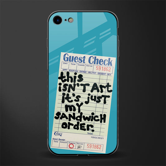 sandwich order glass case for iphone 7 image