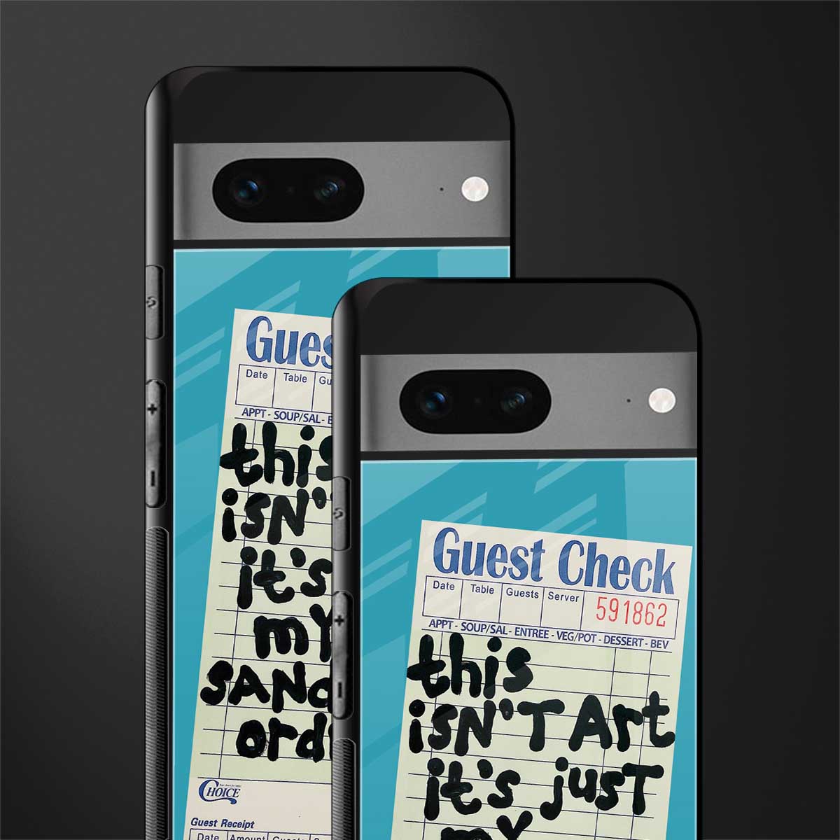 sandwich order back phone cover | glass case for google pixel 7