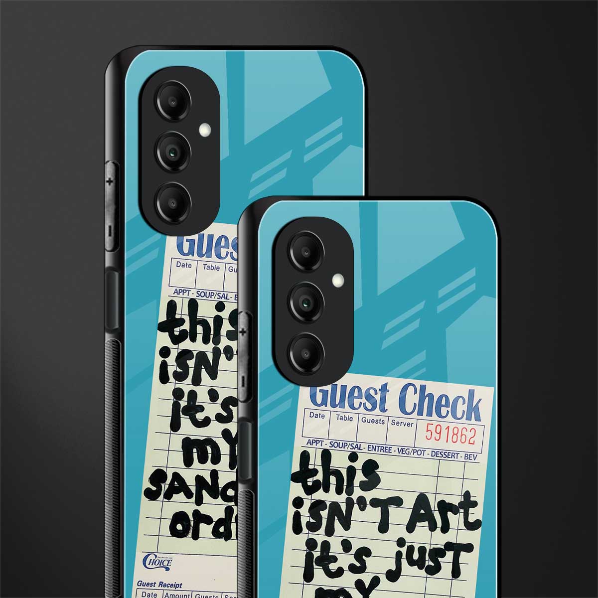 sandwich order back phone cover | glass case for samsung galaxy a14 5g