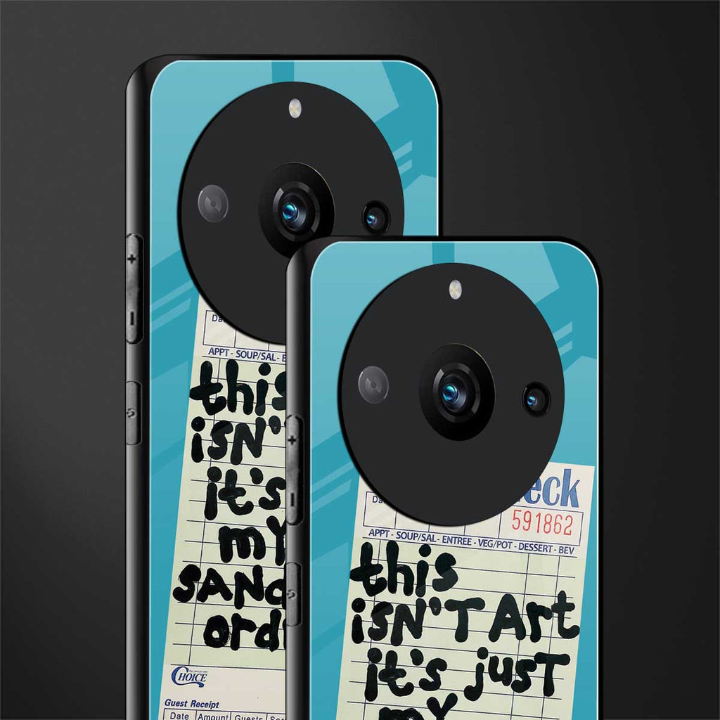 sandwich order back phone cover | glass case for realme 11 pro 5g