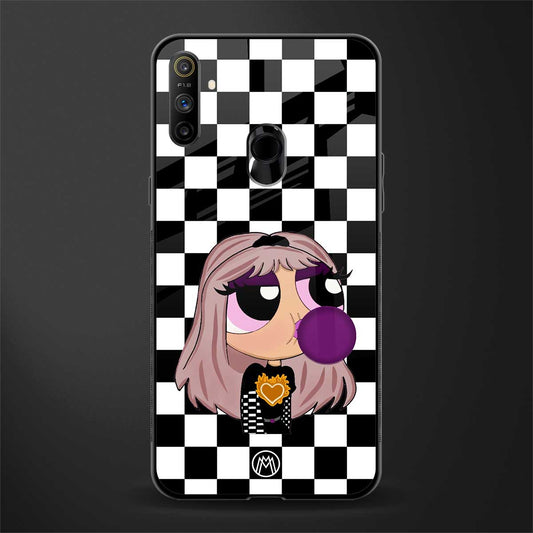 sassy chic powerpuff girls glass case for realme narzo 20a image