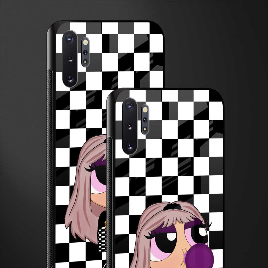 sassy chic powerpuff girls glass case for samsung galaxy note 10 plus image-2