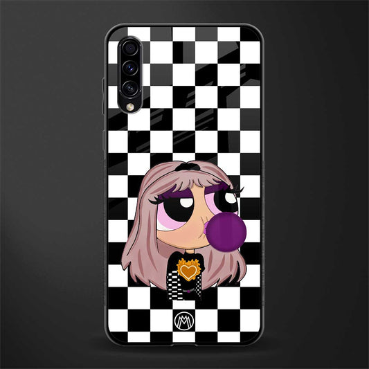 sassy chic powerpuff girls glass case for samsung galaxy a70 image