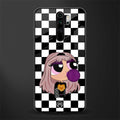 sassy chic powerpuff girls glass case for redmi note 8 pro image