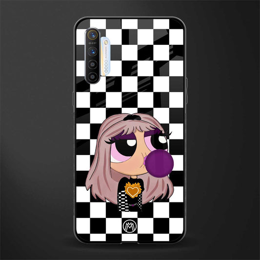 sassy chic powerpuff girls glass case for realme x2 image