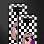 sassy chic powerpuff girls glass case for samsung galaxy note 9 image-2
