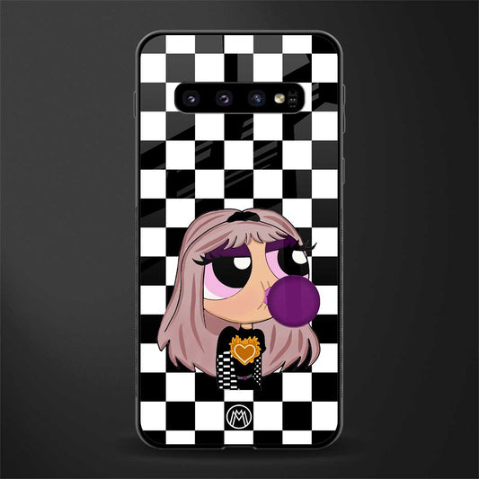 sassy chic powerpuff girls glass case for samsung galaxy s10 image