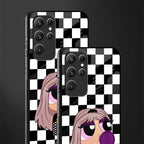 sassy chic powerpuff girls glass case for samsung galaxy s22 ultra 5g image-2
