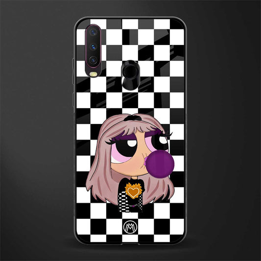 sassy chic powerpuff girls glass case for vivo y12 image
