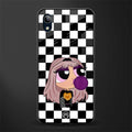 sassy chic powerpuff girls glass case for vivo y1s without fingerprint image