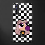sassy chic powerpuff girls glass case for realme 7 image