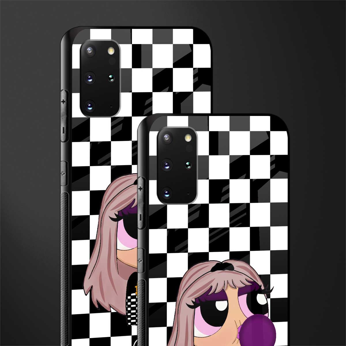 sassy chic powerpuff girls glass case for samsung galaxy s20 plus image-2