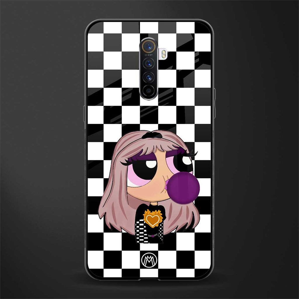 sassy chic powerpuff girls glass case for realme x2 pro image