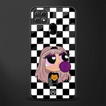 sassy chic powerpuff girls glass case for oppo a15s image